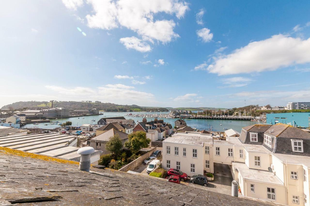 플리머스 Pure B - Exceptional Views Of Tamar & Royal William Yard With Free Parking & Wifi 아파트 외부 사진